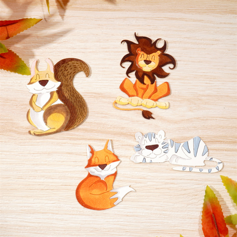 Kokorosa Metal Cutting Dies With Four Animals Set