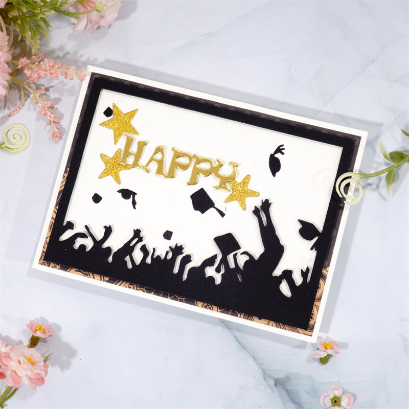 Kokorosa Metal Cutting Dies With Happy Graduation