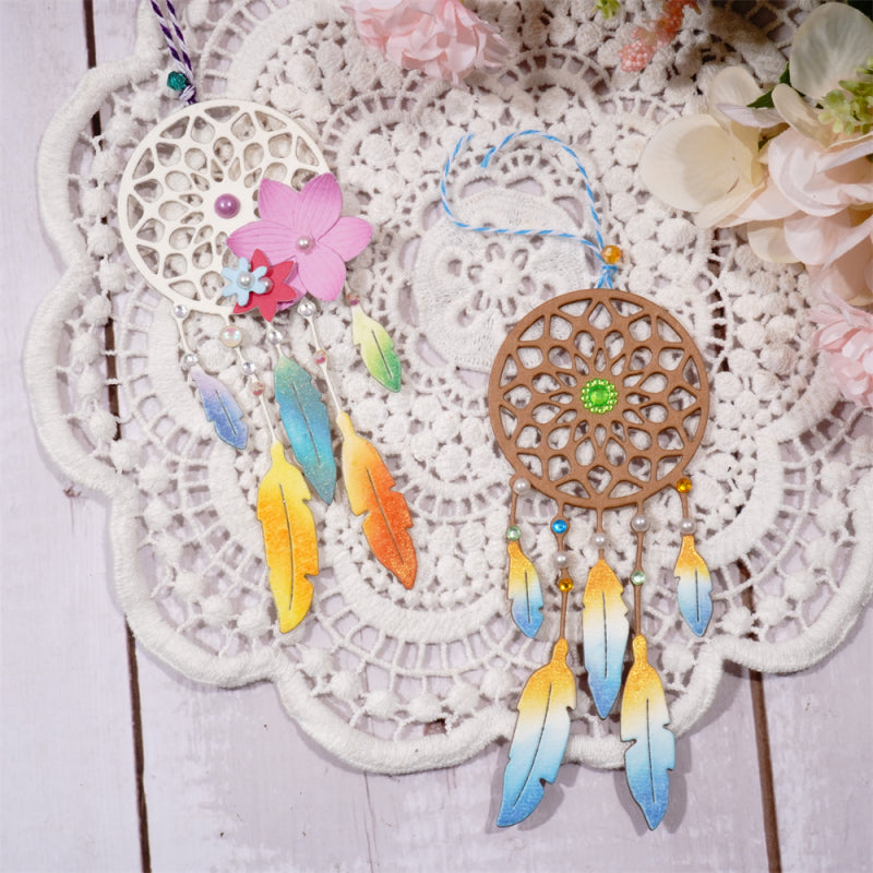 Kokorosa Metal Cutting Dies With Feather Dreamcatcher