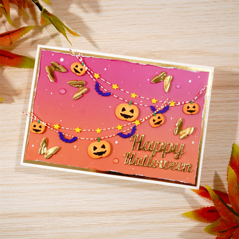 Kokorosa Metal Cutting Dies With Lovely Pumpkin Border