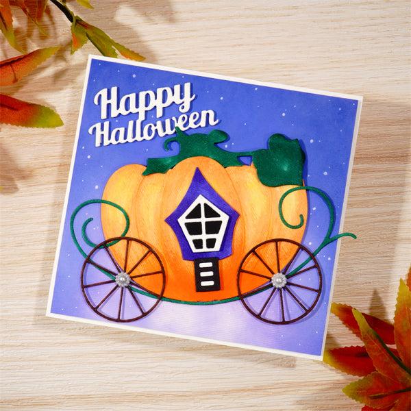 Kokorosa Metal Cutting Dies With Pumpkin Carriage