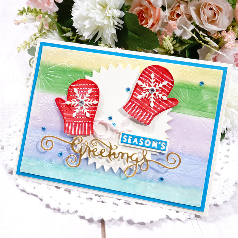 Kokorosa Metal Cutting Dies With "SEASON'S Greetings" Word