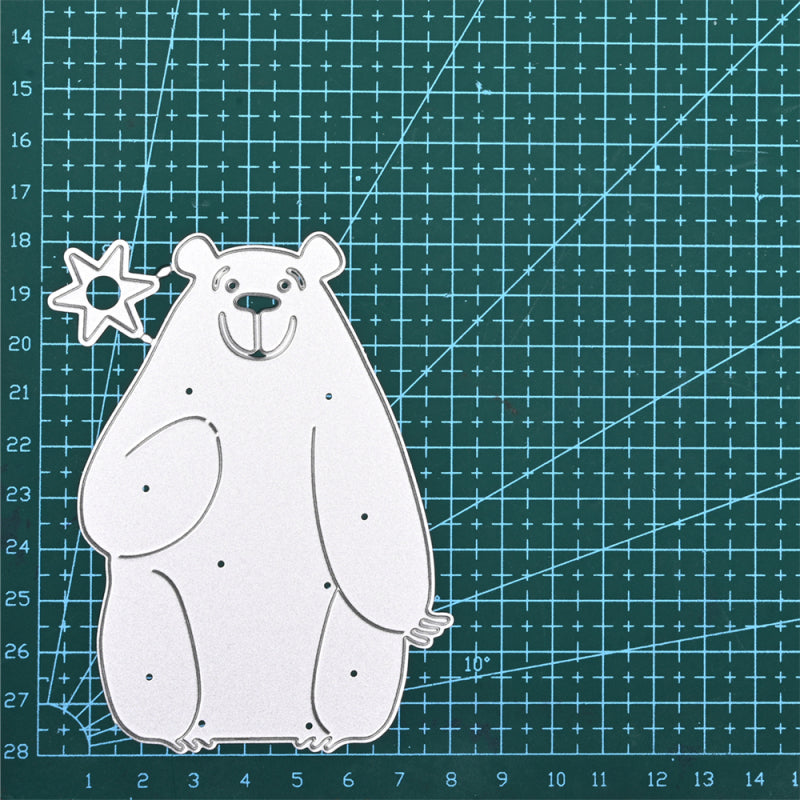 Kokorosa Metal Cutting Dies With Smiling Bear