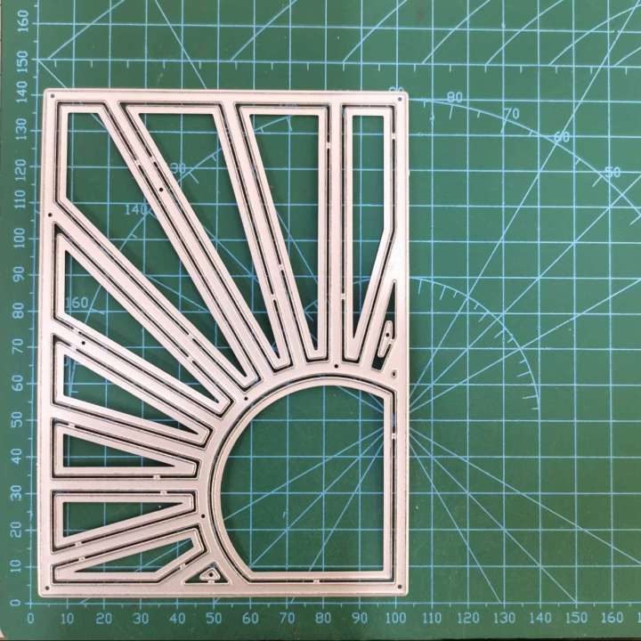 Kokorosa Metal Cutting Dies With Solar Radiation Line Background Board