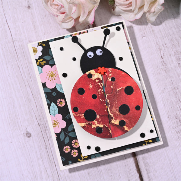 Kokorosa Metal Cutting Dies With Lovely Ladybug