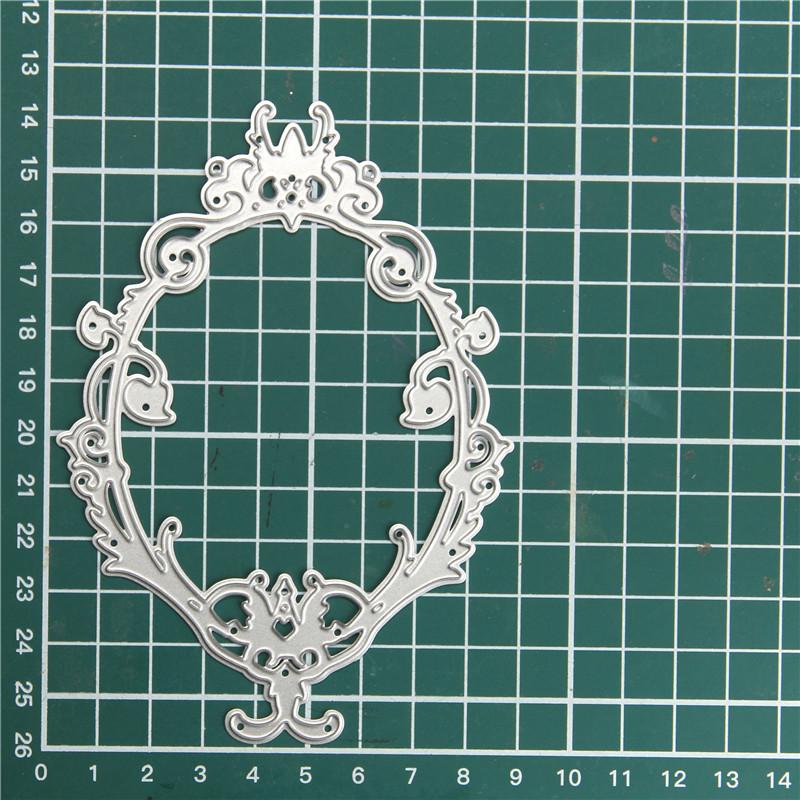 Kokorosa Oval Vines Frame Metal Cutting Dies