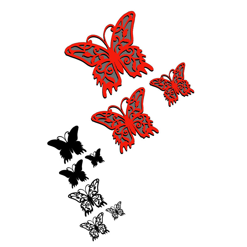 Kokorosa Pattern & Hollow Butterfly Metal Cutting Dies Set