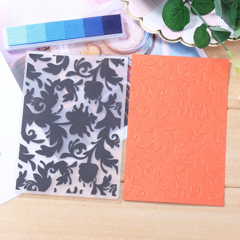 Kokorosa Plastic Flowers Embossing Folder