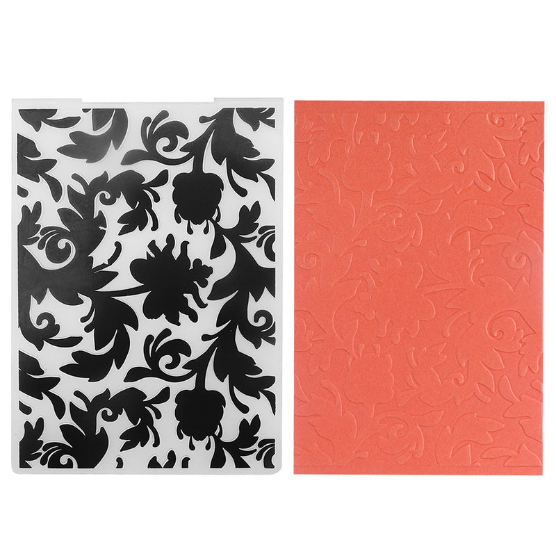 Kokorosa Plastic Flowers Embossing Folder