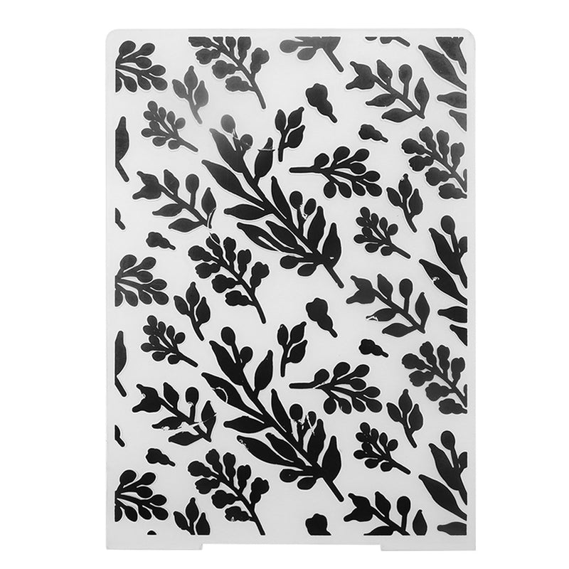 Kokorosa Plastic Leaf Embossing Folder