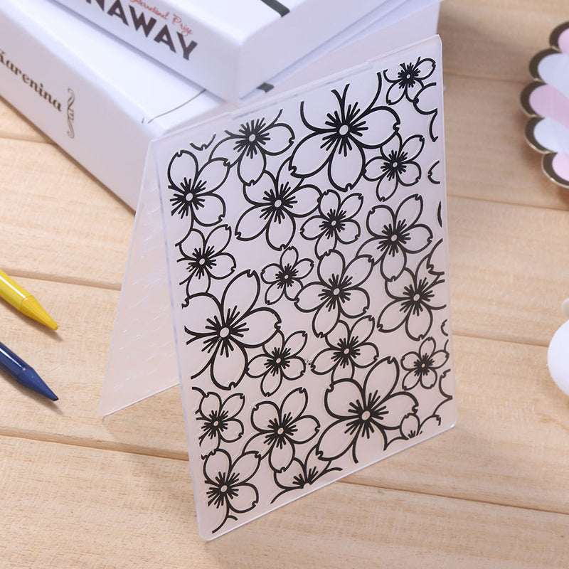 Kokorosa Plastic Little Flowers Embossing Folder