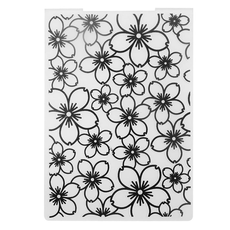 Kokorosa Plastic Little Flowers Embossing Folder