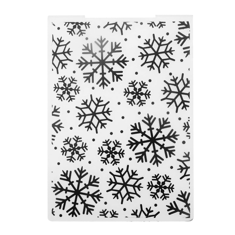 Kokorosa Plastic Snowflakes Embossing Folder