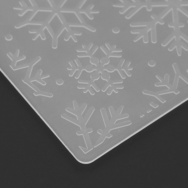 Kokorosa Plastic Snowflakes Embossing Folder