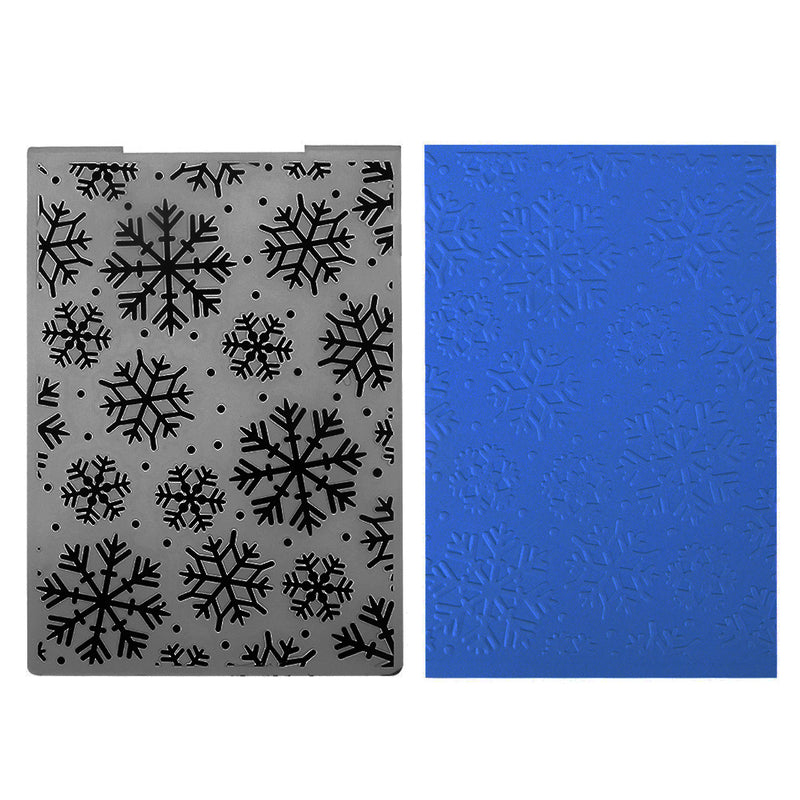 Kokorosa Plastic Snowflakes Embossing Folder