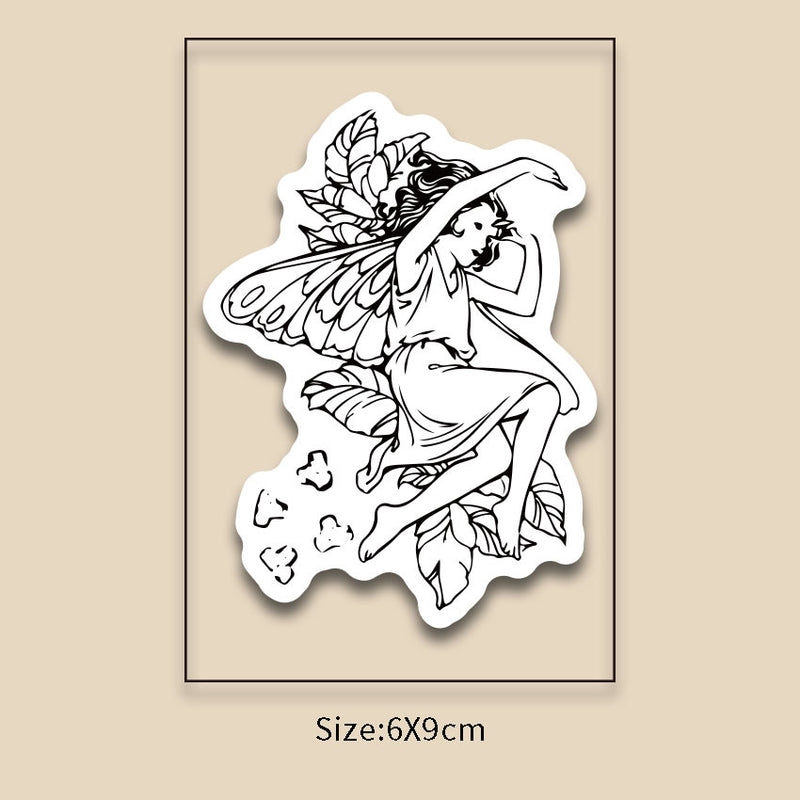 Kokorosa Sleeping Fairy Clear Stamps