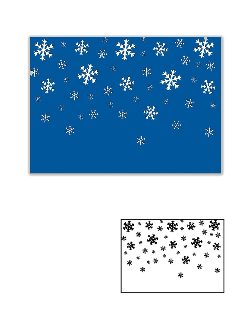 Kokorosa Snowflake Background Metal Cutting Dies