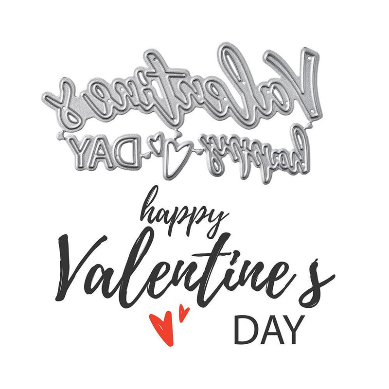 Kokorosa Happy Valentine's Day Metal Cutting Dies