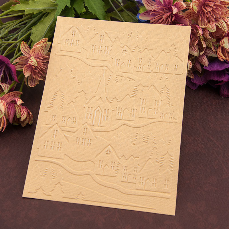 Kokorosa Village Plastic Embossing Folder