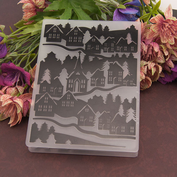 Kokorosa Village Plastic Embossing Folder