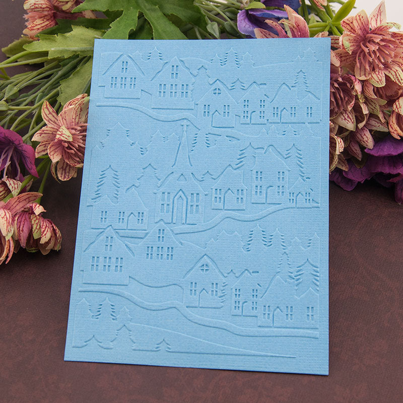 Kokorosa Village Plastic Embossing Folder