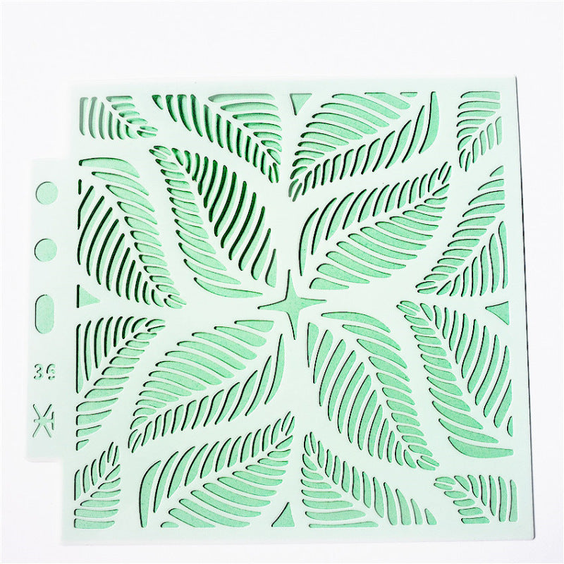 Kokorosa Leaves Painting Stencils for Scrapbooking Craft Projects
