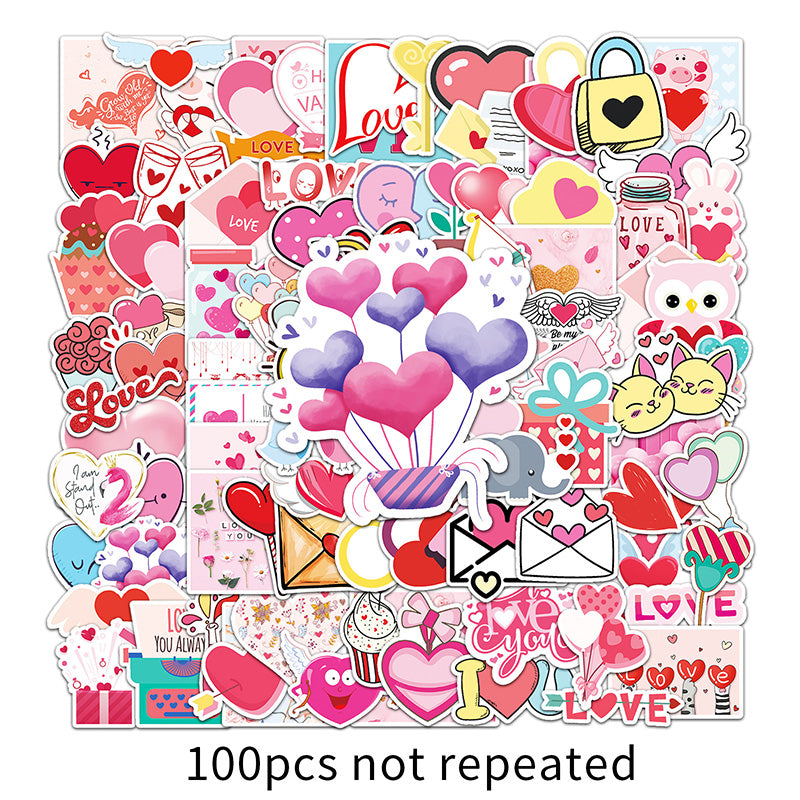 Kokorosa Lover's Letter Stickers (100pcs)