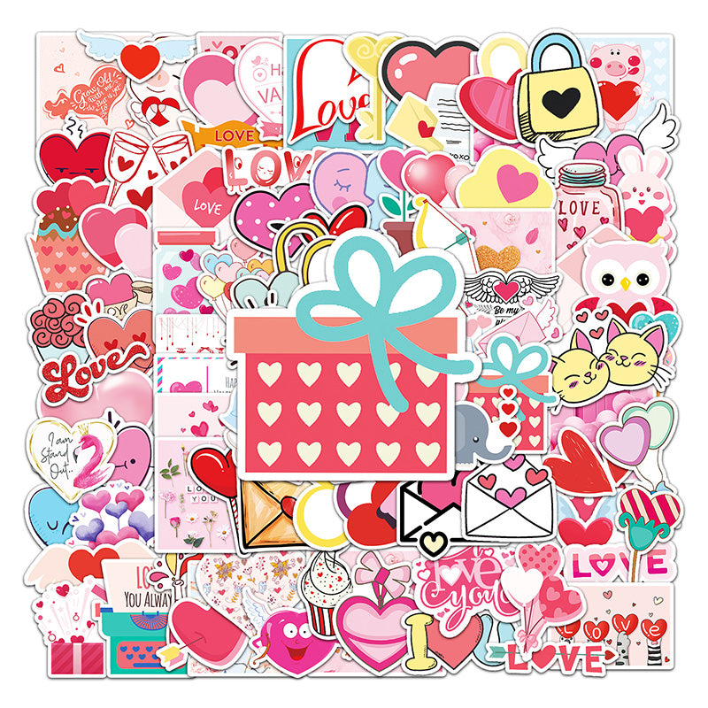Kokorosa Lover's Letter Stickers (100pcs)