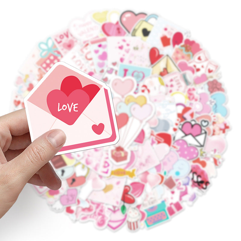 Kokorosa Lover's Letter Stickers (100pcs)