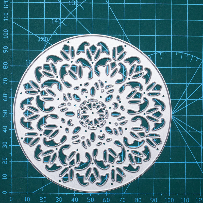 Kokorosa Datura Flower Background Board Metal Cutting Dies