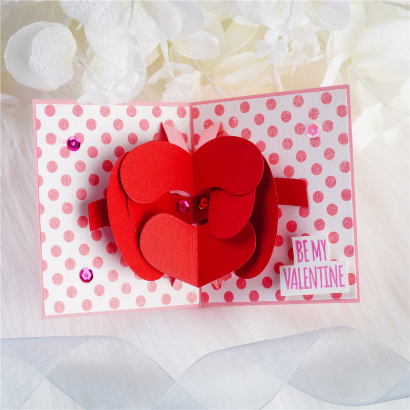 Kokorosa Valentine's Day Foldable Metal Cutting Dies