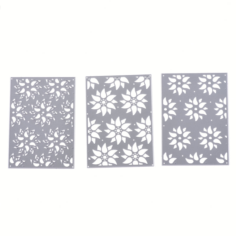 Kokorosa Metal Cutting Dies with Multi-layer Flower Background