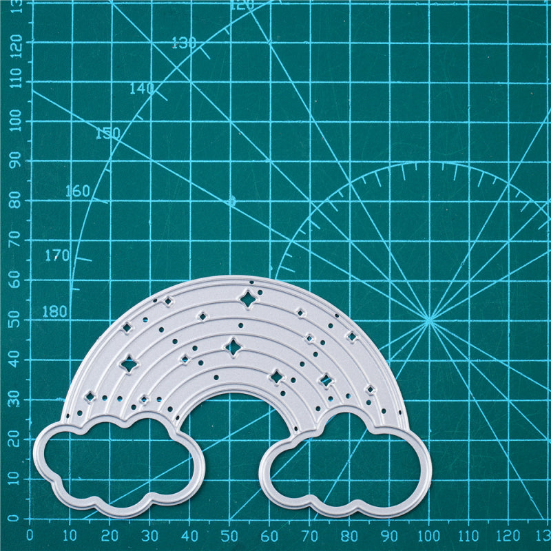Kokorosa Metal Cutting Dies with Rainbow and Clouds