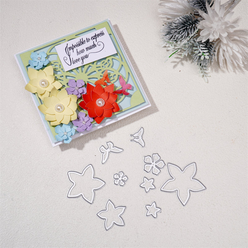 Kokorosa Metal Cutting Dies With Butterflies and Flowers