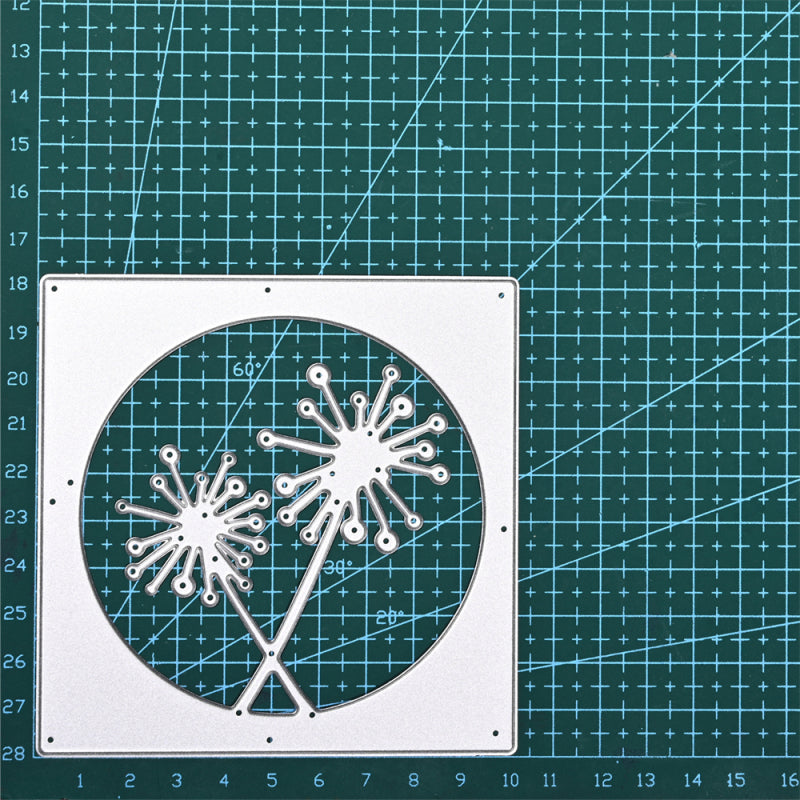 Kokorosa Metal Cutting Dies With Dandelion Border