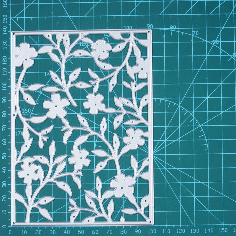 Kokorosa Metal Cutting Dies With Gorgeous Flower Background Board