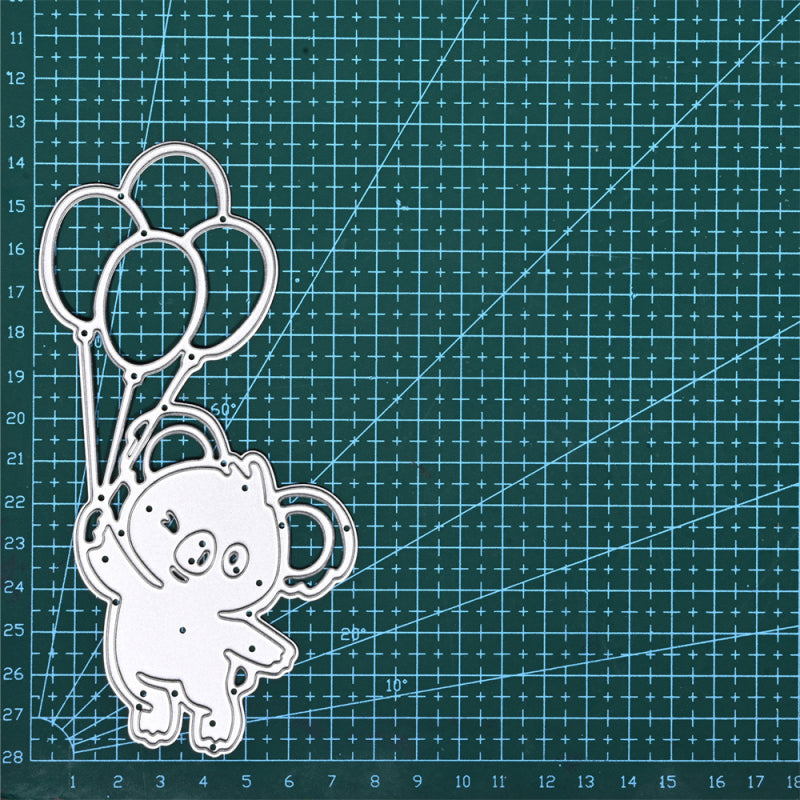 Kokorosa Metal Cutting Dies With Koala Holding Balloon