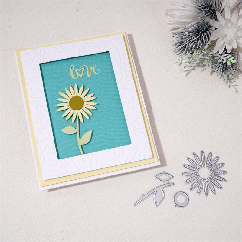 Kokorosa Metal Cutting Dies With Lovely Sunflower