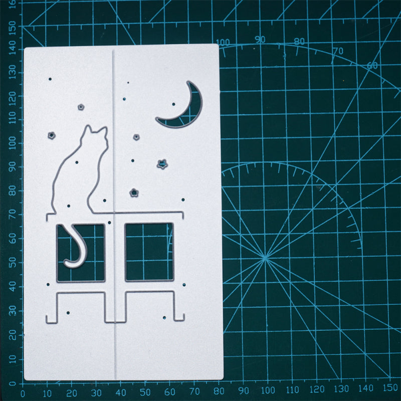 Kokorosa Metal Cutting Dies With Moon And Cats