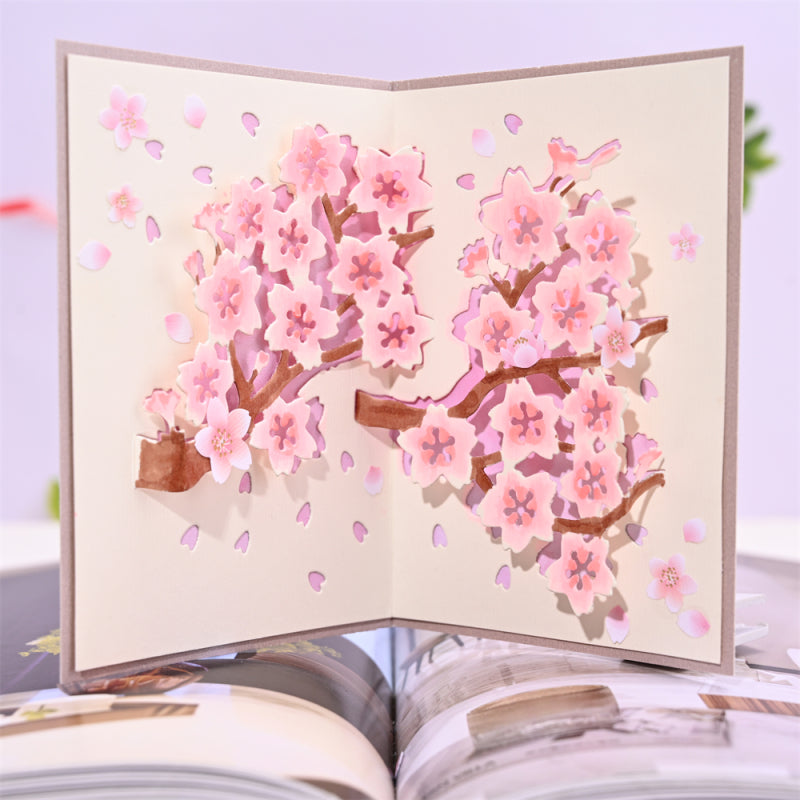 Kokorosa Metal Cutting Dies With Plum Flower Background Board