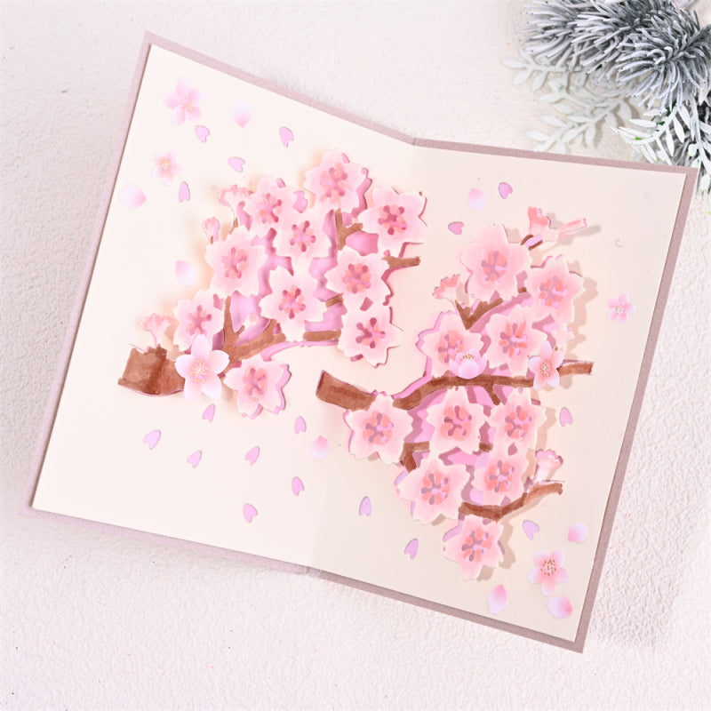 Kokorosa Metal Cutting Dies With Plum Flower Background Board