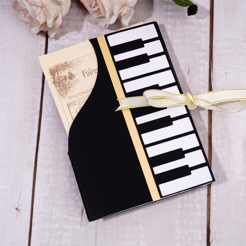 Kokorosa Metal Cutting Dies With Wave and Piano Keys Border