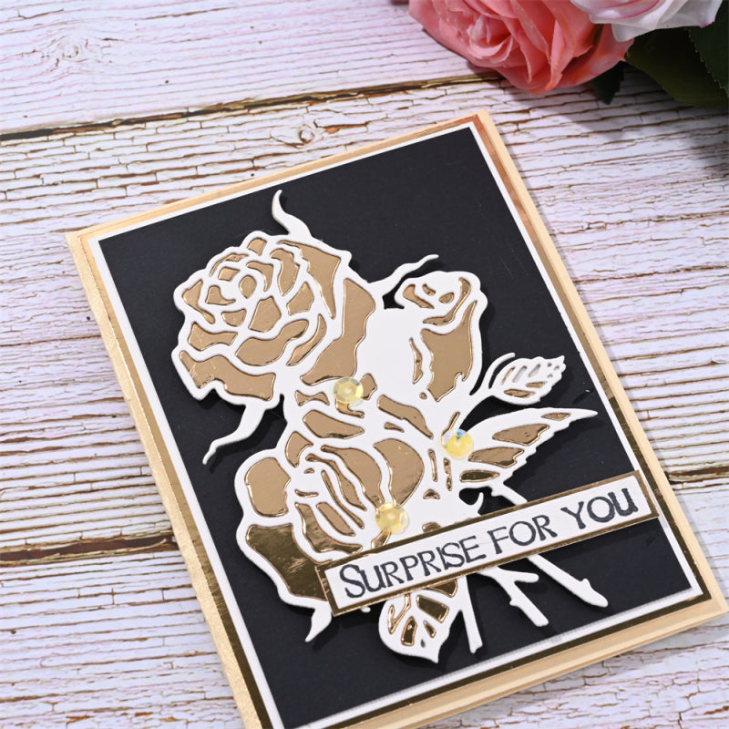 Kokorosa Metal Cutting Dies with Bouquet of Roses