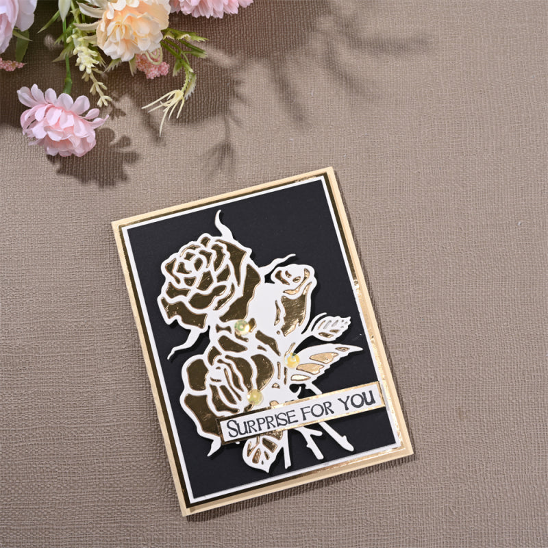 Kokorosa Metal Cutting Dies with Bouquet of Roses