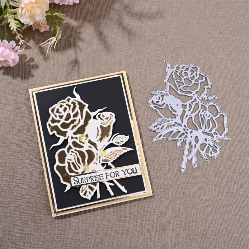 Kokorosa Metal Cutting Dies with Bouquet of Roses