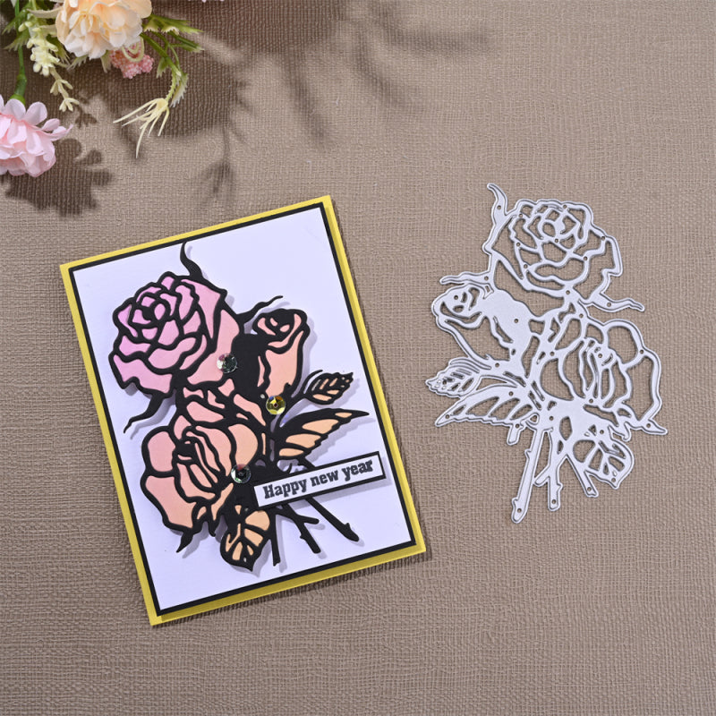 Kokorosa Metal Cutting Dies with Bouquet of Roses