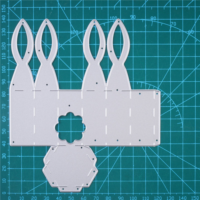 Kokorosa Metal Cutting Dies with Bunny Ear Packaging Box