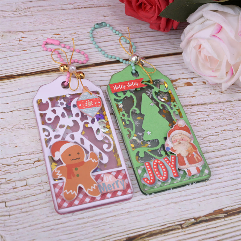 Kokorosa Metal Cutting Dies with Christmas Candy Cane Bookmarks