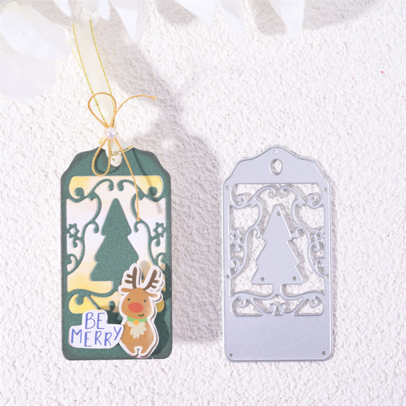 Kokorosa Metal Cutting Dies with Christmas Candy Cane Bookmarks