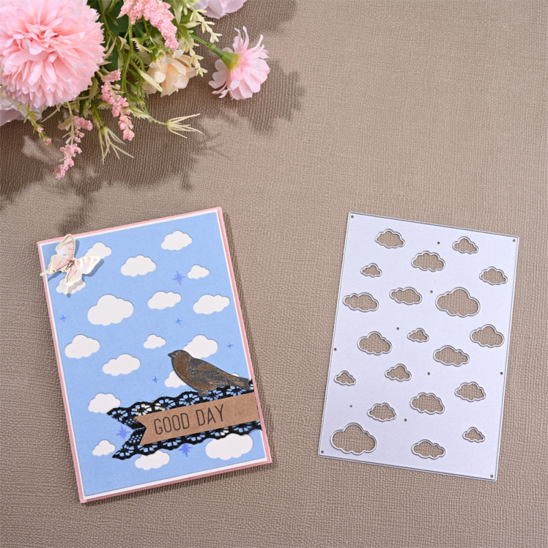 Kokorosa Metal Cutting Dies with Cloud Background Board